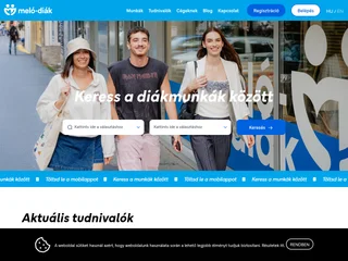 Meló-Diák Iskolaszövetkezet platform preview Meló-Diák Iskolaszövetkezet platform preview