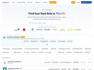 MenaJobs platform preview MenaJobs platform preview