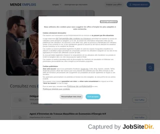 Mende Emplois platform preview Mende Emplois platform preview