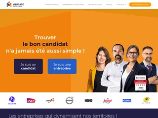 Mercato de l'Emploi platform preview