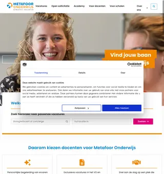 Metafoor Onderwijs platform preview