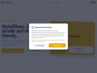 MetallbauJob.de platform preview