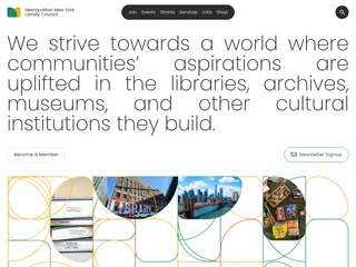 Metropolitan New York Library Council platform preview