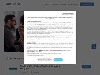 Metz Emplois platform preview