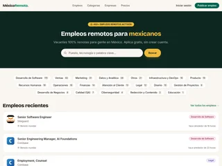 México Remoto platform preview México Remoto platform preview