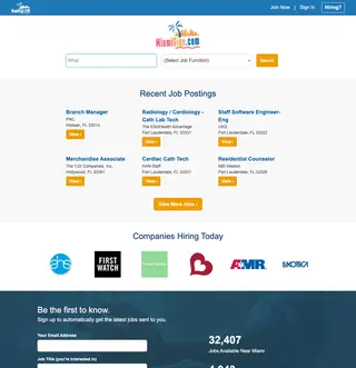 MiamiGigs platform preview