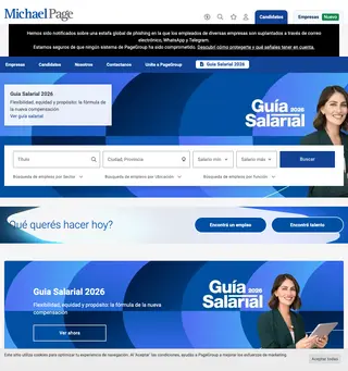 Michael Page Argentina screenshot preview