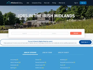 MidlandJobs.ie platform preview MidlandJobs.ie platform preview