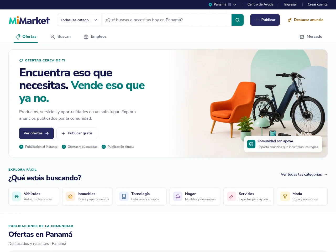 MiMarket screenshot MiMarket website screenshot