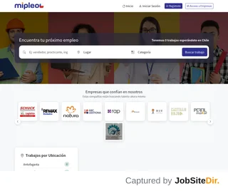 Mipleo Chile platform preview Mipleo Chile platform preview