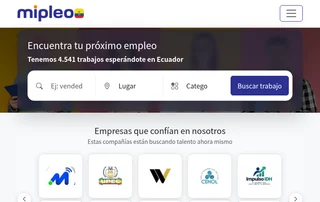Mipleo Ecuador screenshot preview