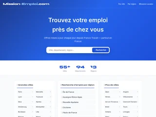 Mission-Emploi.com platform preview