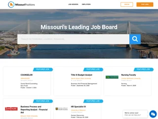 MissouriPositions.com screenshot preview