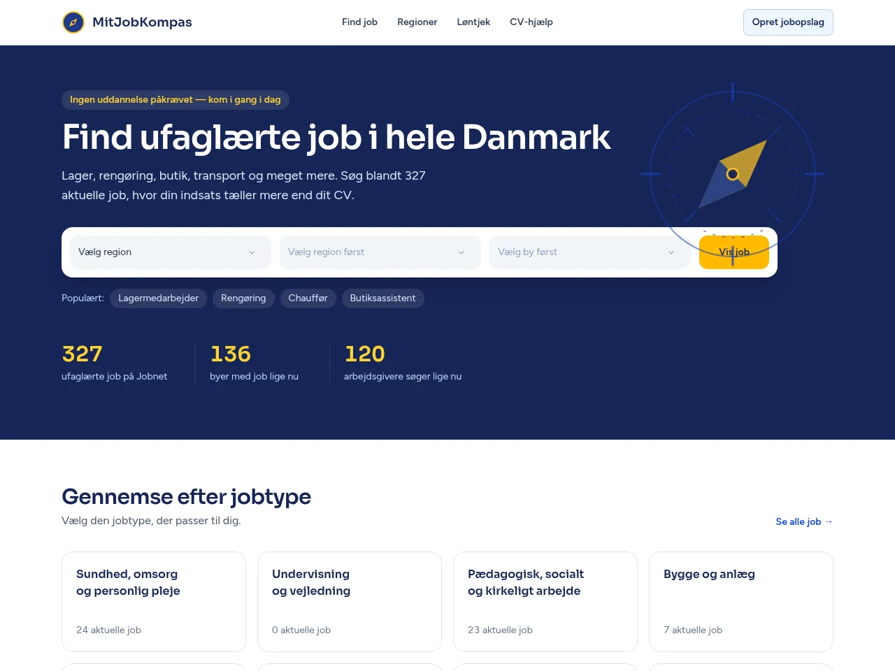 MitJobKompas screenshot MitJobKompas job board platform screenshot showing job search interface
