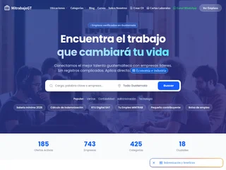 MitrabajoGT platform preview