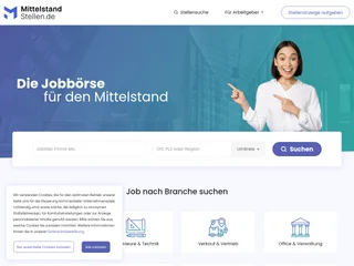 Mittelstand-Stellen.de screenshot preview