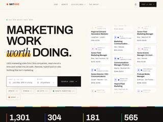 MKTHIVE platform preview MKTHIVE platform preview