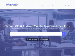 Mobile Wireless Jobs platform preview