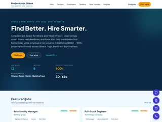 Modern Jobs Ghana screenshot preview