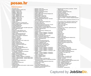 Moj.posao.hr platform preview