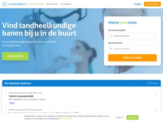 Mondzorgbaan platform preview Mondzorgbaan platform preview