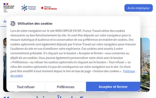 Mon emploi en Île-de-France screenshot preview