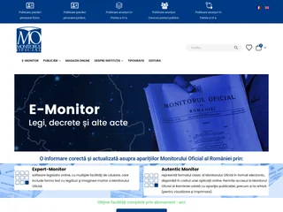 Monitorul Oficial al României platform preview Monitorul Oficial al României platform preview