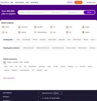 Monster Vietnam platform preview