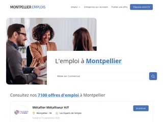 Montpellier Emplois screenshot preview