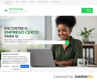 Moz Emprego platform preview