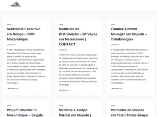 MozVagas platform preview