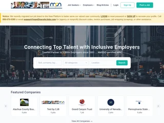 mpnDiversityJobs.com screenshot preview