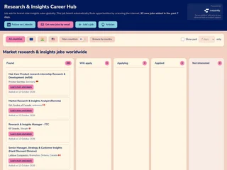 MRX Jobs platform preview