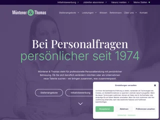 Müntener & Thomas AG screenshot preview Müntener & Thomas AG screenshot preview