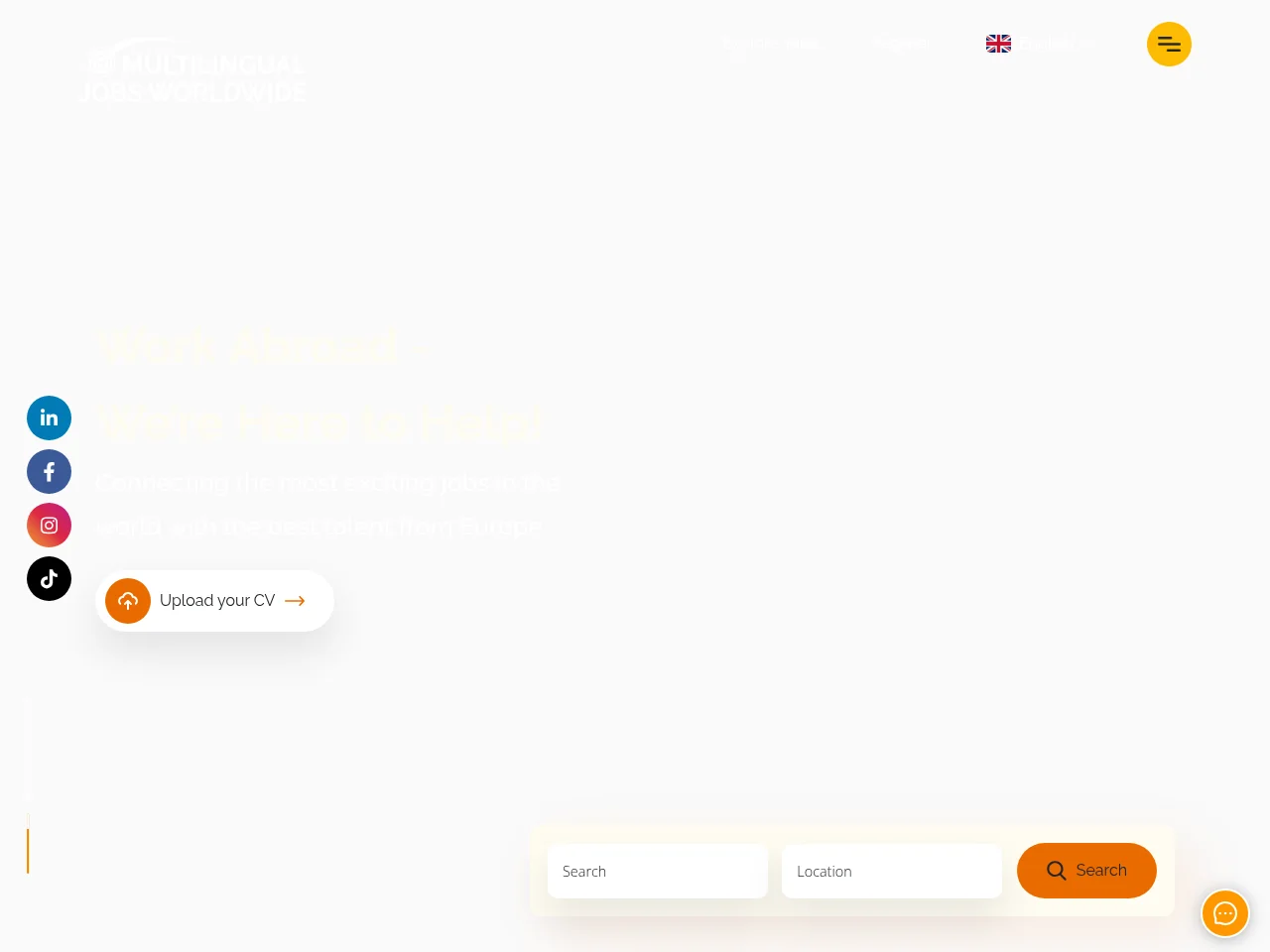 Multilingual Jobs Worldwide screenshot Multilingual Jobs Worldwide website screenshot