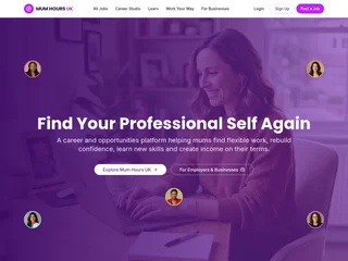 Mum Hours UK platform preview