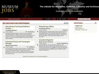 Museum Jobs platform preview Museum Jobs platform preview