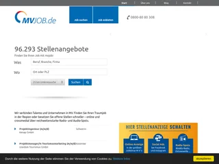 mvjob.de platform preview mvjob.de platform preview