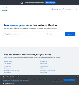 Jooble screenshot preview
