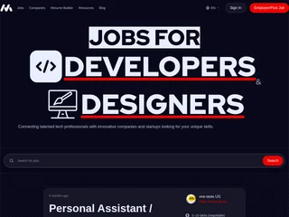 Myanmar Dev Jobs platform preview