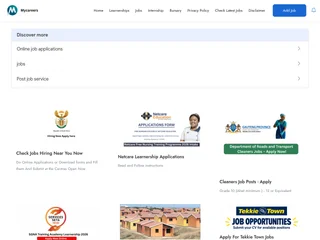 mycareers.co.za screenshot preview mycareers.co.za screenshot preview