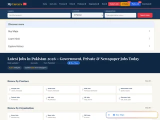 MyCareers.pk platform preview MyCareers.pk platform preview