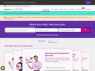 MyCareersFuture platform preview