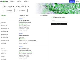 My GIS Jobs screenshot preview My GIS Jobs screenshot preview
