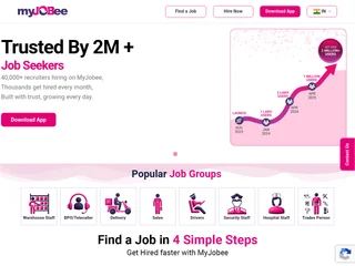 MyJobee platform preview MyJobee platform preview