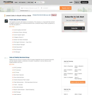 MyJobMag platform preview