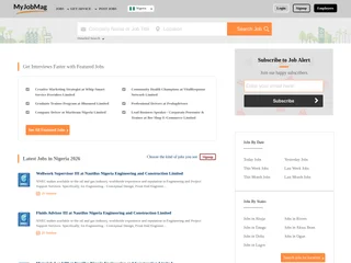MyJobMag platform preview MyJobMag platform preview