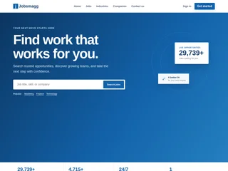 Jobsmagg platform preview Jobsmagg platform preview