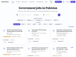 MyJobsFeed platform preview