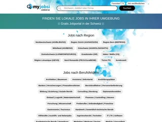 MyJobsi.ch platform preview MyJobsi.ch platform preview